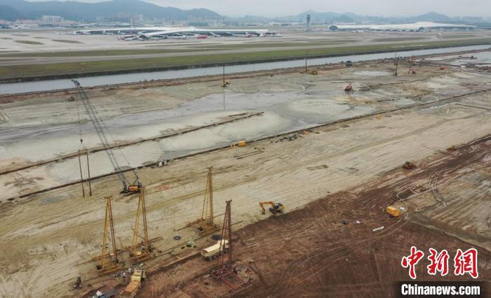 深圳機場第三跑道已形成陸域 國際航空樞紐建設加速
